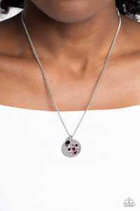 Dandelion Delights - Purple Necklace - Paparazzi Accessories