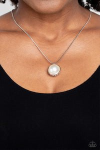 Haute Hybrid - White Necklace - Paparazzi Accessories