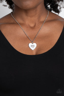 So This Is Love - White Necklace - Paparazzi Accessories