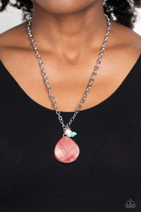 I Put A SHELL On You - Orange Necklace - Paparazzi Accessories