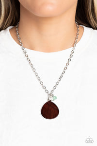 I Put A SHELL On You - Brown Necklace - Paparazzi Accessories