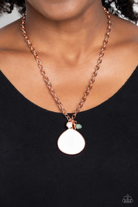 I Put A SHELL On You - Copper Necklace - Paparazzi Accessories