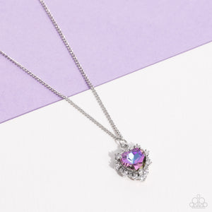 Be Still My Heart - Purple Necklace - Paparazzi Accessories