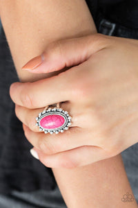Mineral Movement - Pink Ring - Paparazzi Accessories - Sassysblingandthings