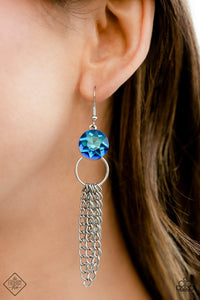 Arthurian A-Lister - Blue Earrings - Paparazzi Accessories