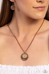 Gilded Guide - Copper Necklace - Paparazzi Accessories