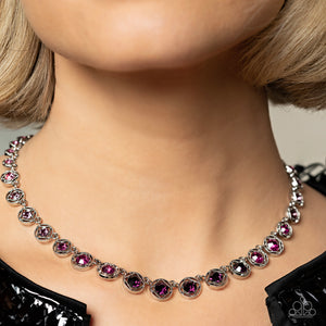 Kaleidoscope Charm - Purple Necklace - Paparazzi Accessories