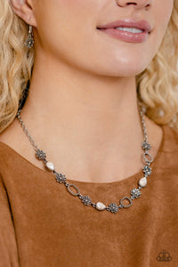 Casablanca Chic - White Necklace - Paparazzi Accessories