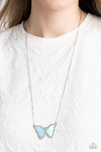 SHELL-bound - Blue Necklace - Paparazzi Accessories