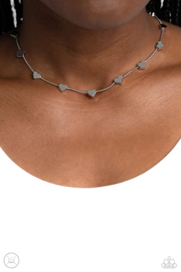 Public Display of Affection - Silver Necklace - Paparazzi Accessories