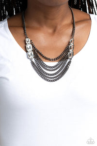 Come CHAIN or Shine - Black Necklace - Paparazzi Accessories