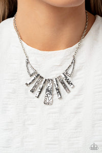 Paisley Pastime - Silver Necklace - Paparazzi Accessories