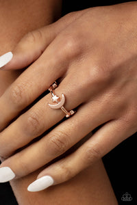 Astral Allure - Rose Gold Ring - Paparazzi Accessories