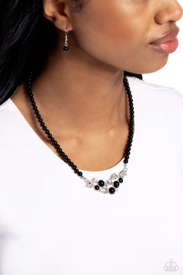 Pampered Pearls - Black Necklace - Paparazzi Accessories