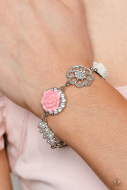 Tea Party Theme - Pink Bracelet - Paparazzi Accessories