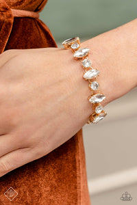 Exclusively Extravagant - Gold Bracelet - Paparazzi Accessories