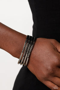 Labyrinth Lure - Black Bracelet - Paparazzi Accessories