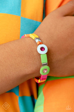 Colorblock Cameo - Multi Bracelet - Paparazzi Accessories