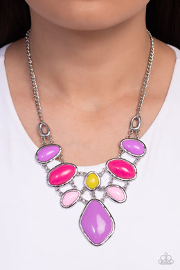 Dreamily Decked Out - Multi Necklace - Paparazzi Accessories