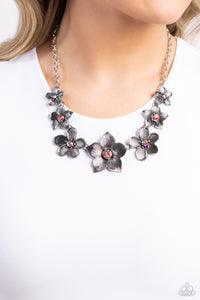 Free FLORAL - Pink Necklace - Paparazzi Accessories