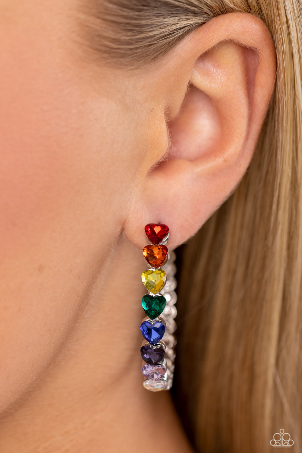 Hypnotic Heart Attack - Multi Earrings - Paparazzi Accessories