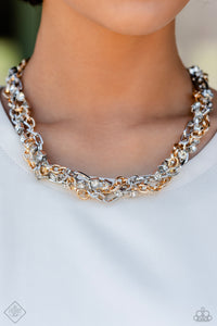 Totally Two-Toned - Multi Necklace - Paparazzi Accessories