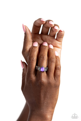 Sinuous Spotlight - Purple Ring - Paparazzi Accessories