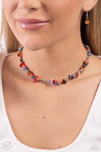 Carved Confidence - Multi Necklace - Paparazzi Accessories