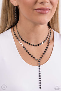 Reeling in Radiance - Black Necklace - Paparazzi Accessories