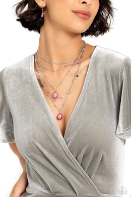 SASS with Flying Colors - Multi Necklace - Paparazzi Accessories