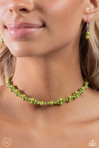 Dreamy Duchess - Green Necklace - Paparazzi Accessories