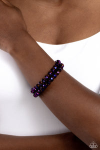 Seriously Stellar - Purple Bracelet - Paparazzi Accessories