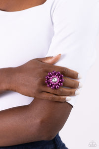 PEARL Talk - Purple Ring - Paparazzi Accessories