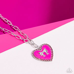 Romantic Gesture - Pink Necklace - Paparazzi Accessories