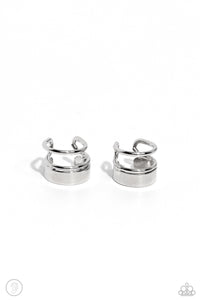 never-look-stack-silver-post earrings-paparazzi-accessories