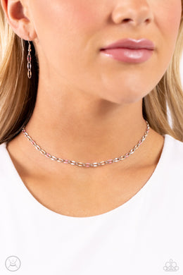 Admirable Accents - Pink Necklace - Paparazzi Accessories