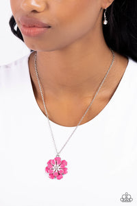 Beyond Blooming - Pink Necklace - Paparazzi Accessories