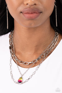 Teardrop Tiers - Multi Necklace - Paparazzi Accessories