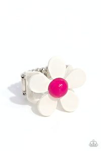 groovy-genre-white-ring-paparazzi-accessories