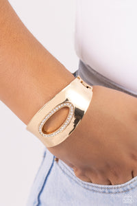 Raised in Radiance - Gold Bracelet - Paparazzi Accessories