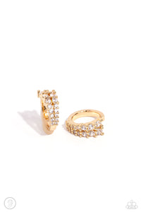 pronged-parisian-gold-post earrings-paparazzi-accessories