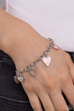 Diverse Dalliance - Pink Bracelet - Paparazzi Accessories