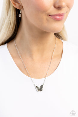 Seize the Smolder - Silver Necklace - Paparazzi Accessories