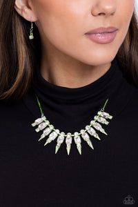 Punk Passion - Green Necklace - Paparazzi Accessories