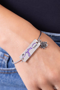 BeYOUtiful Bliss - Purple Bracelet - Paparazzi Accessories