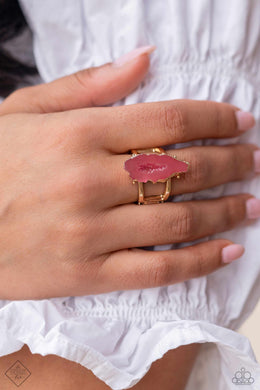 Mineral Masterpiece - Pink Ring - Paparazzi Accessories