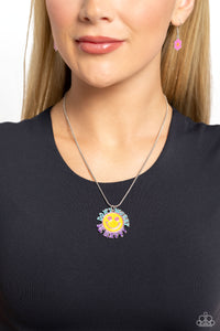 Dont Worry Stay Happy - Multi Necklace - Paparazzi Accessories