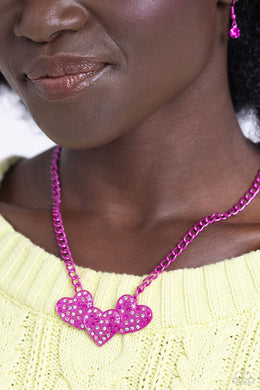 Low-Key Lovestruck - Pink Necklace - Paparazzi Accessories