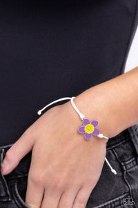 Choose Cheer - Purple Bracelet - Paparazzi Accessories