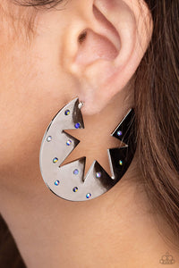 Starry Sensation - Blue Earrings - Paparazzi Accessories